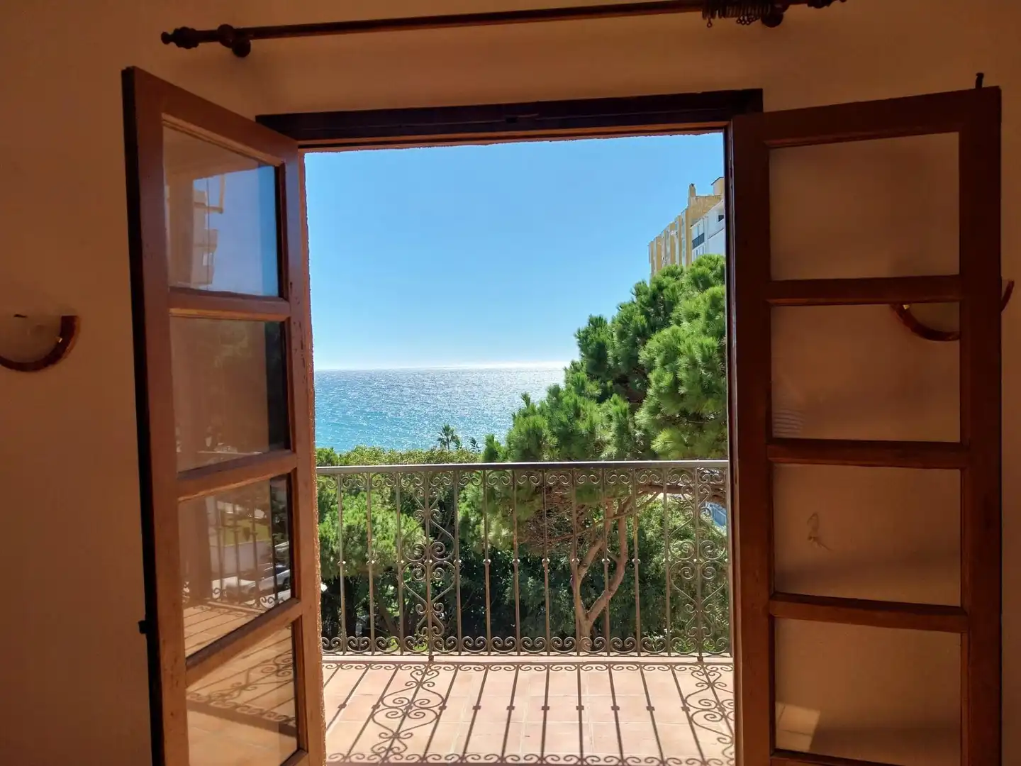 Terrassa de Apartament de lloguer en Mijas amb Jardí privat, Terrassa i Balcó