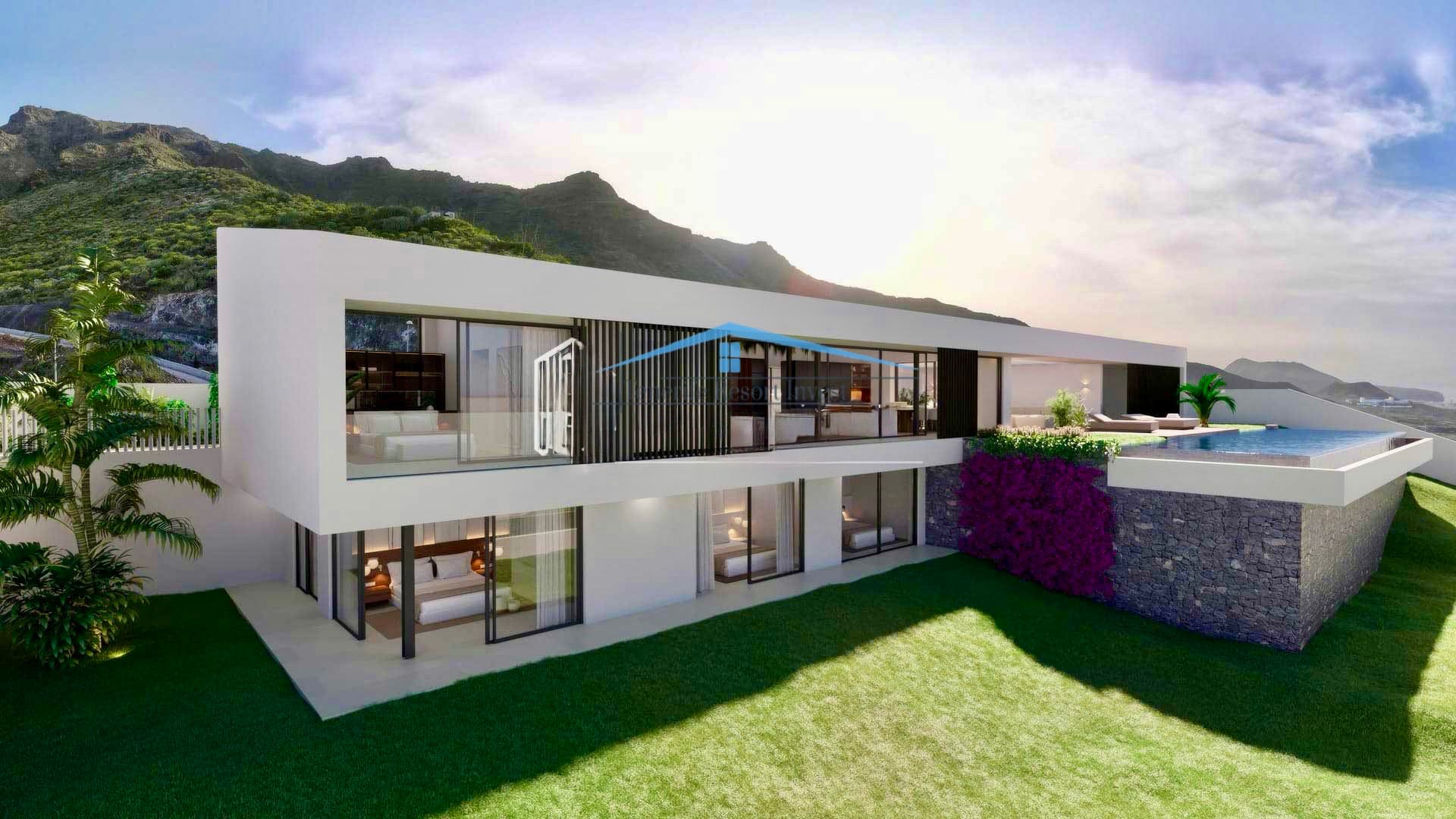 Vista exterior de Casa o chalet en venta en Arona con Aire acondicionado, Calefacción y Jardín privado