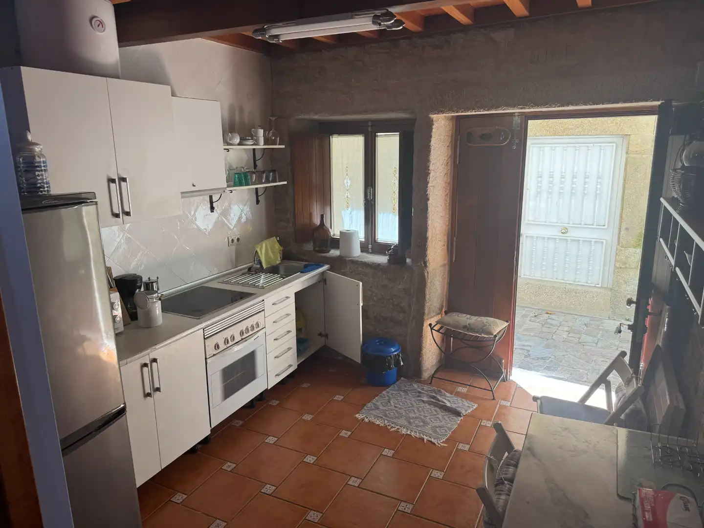 Cuina de Casa o xalet en venda en Muros amb Moblat