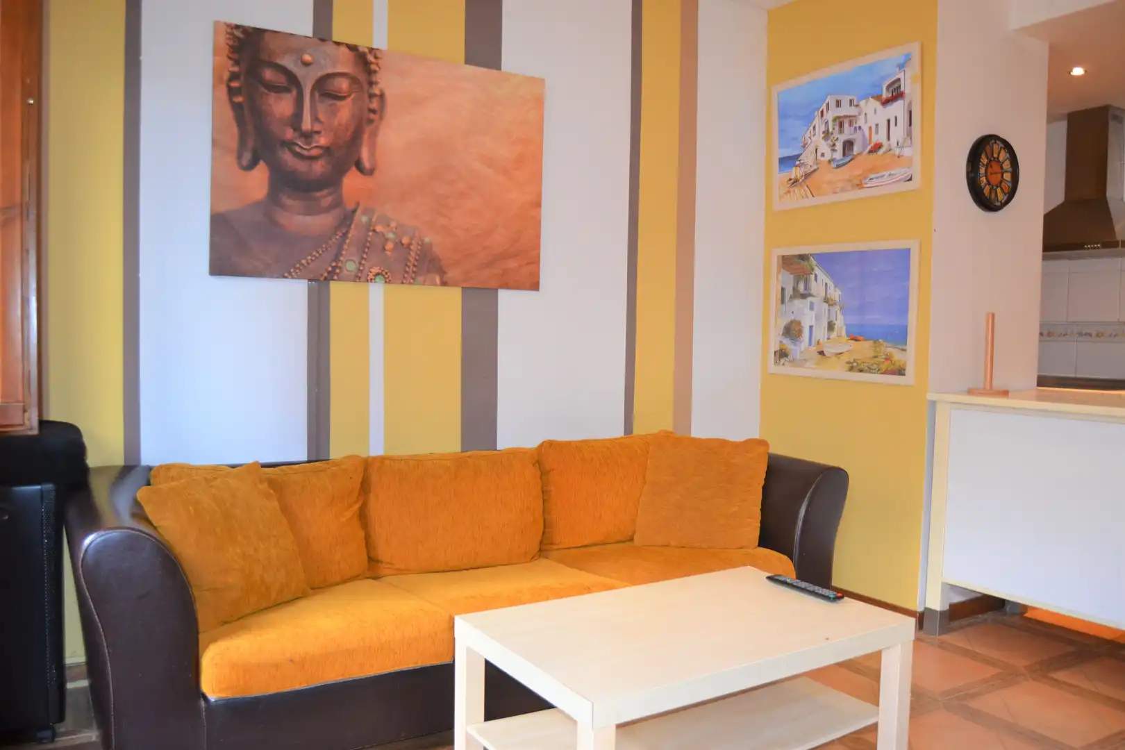 Living room of Houses for sale in Jaca  with Terrace, Furnished and Oven