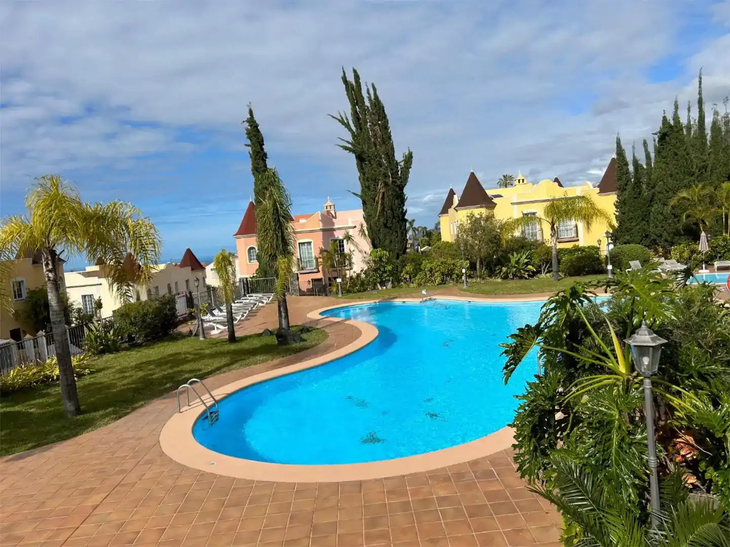 Schwimmbecken von Wohnung zur Miete in Santa Úrsula mit Schwimmbad, Möbliert und Balkon