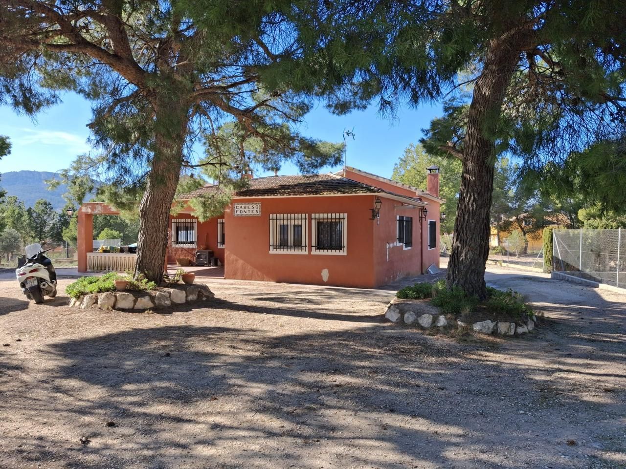 Exterior view of Country house for sale in Ibi  with Community pool