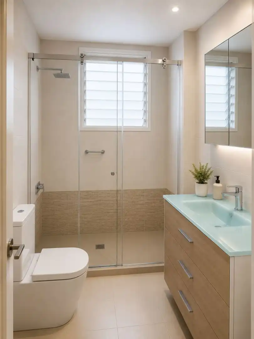 Badezimmer von Wohnungen zum Verkauf in Barcelona