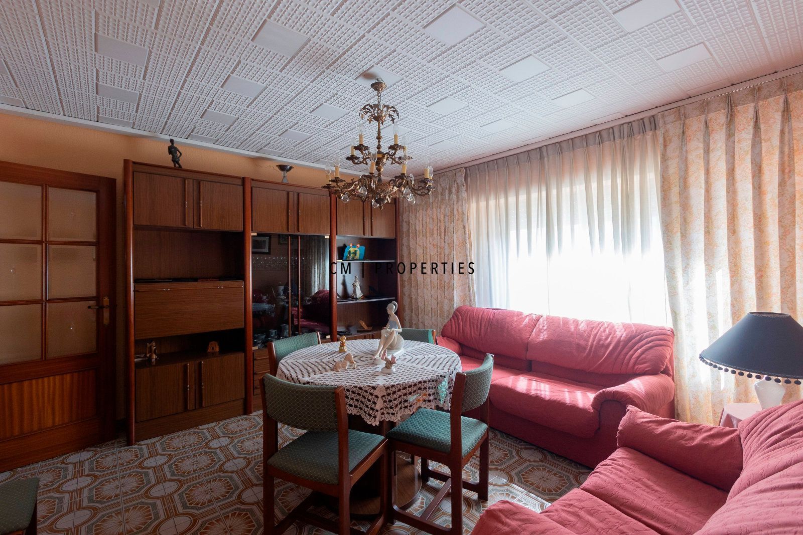 Living room of Flat to rent in  Valencia Capital  with Terrace, Furnished and Oven