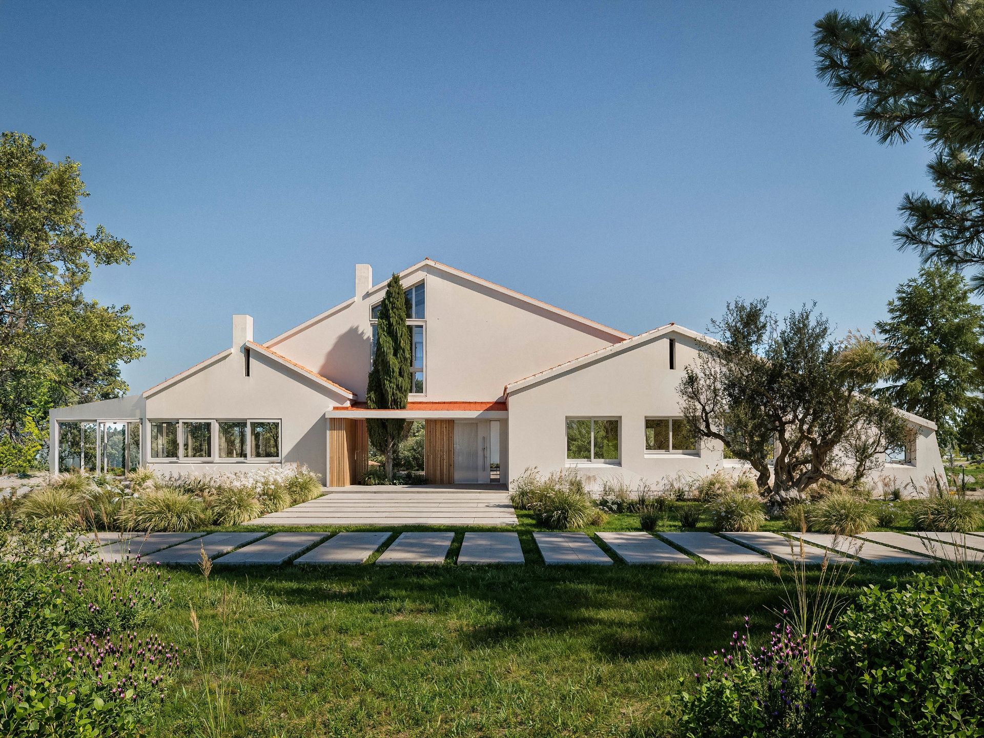 Vista exterior de Casa o xalet en venda en Matadepera amb Calefacció, Jardí privat i Piscina