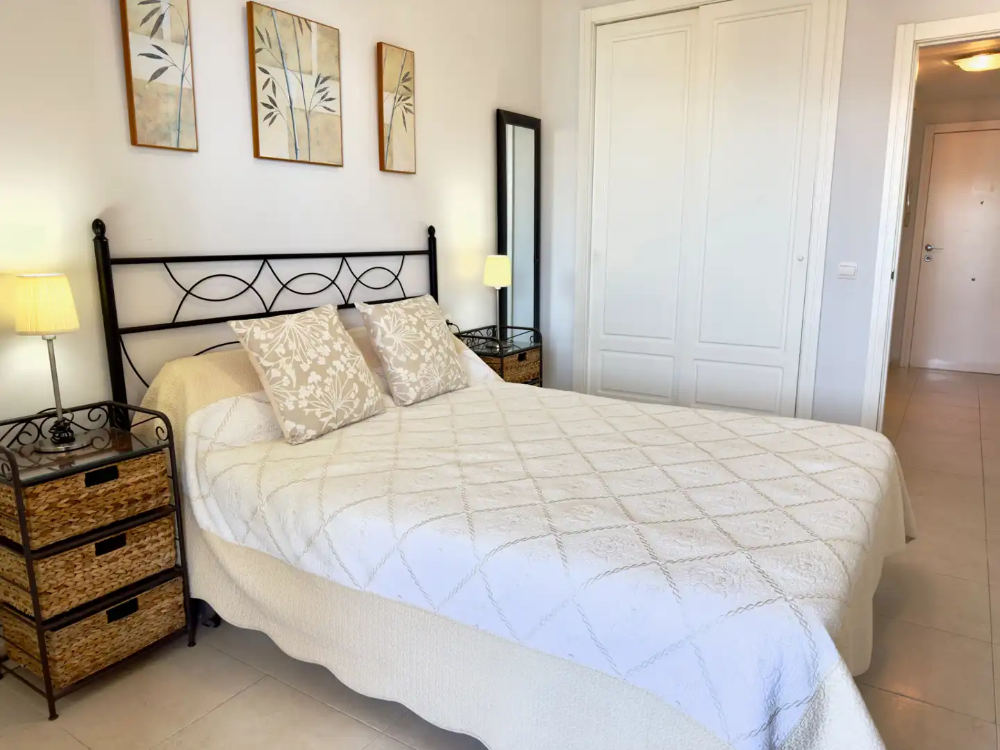 Dormitori de Apartament en venda en Calpe / Calp amb Aire condicionat, Calefacció i Terrassa