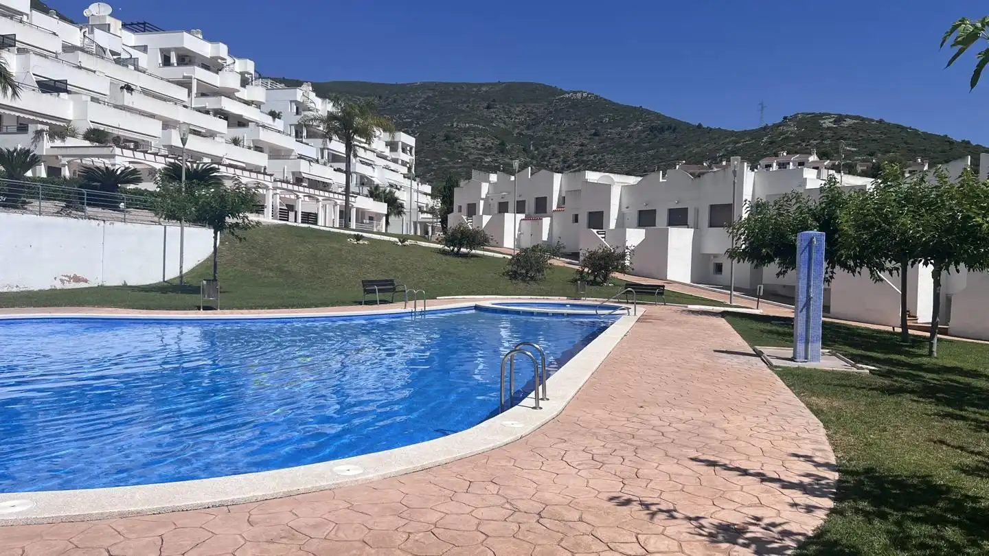 Schwimmbecken von Wohnung zum Verkauf in Peñíscola / Peníscola mit Heizung, Terrasse und Schwimmbad