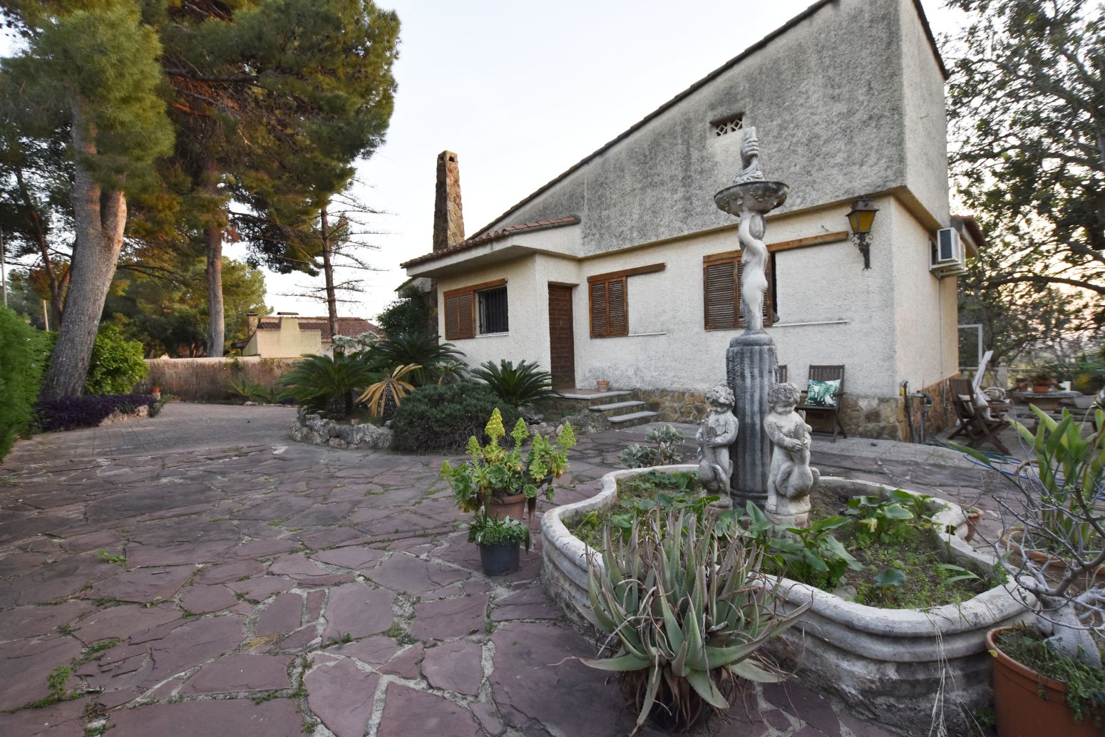 Garden of House or chalet for sale in Rafelbuñol / Rafelbunyol  with Air Conditioner, Private garden and Terrace