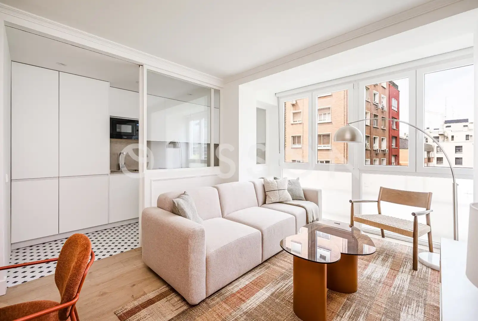 Wohnzimmer von Wohnungen zum Verkauf in Madrid mit Klimaanlage, Heizung und Möbliert