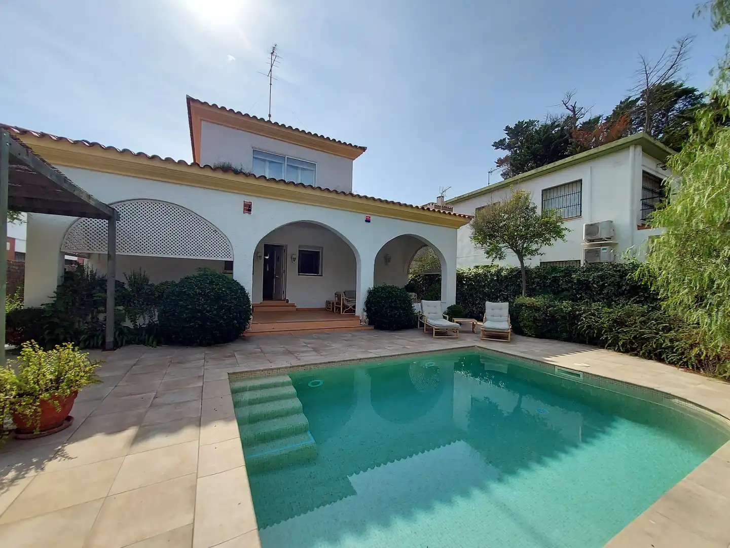 Swimming pool of Houses for sale in El Vendrell  with Air Conditioner, Heating and Private garden