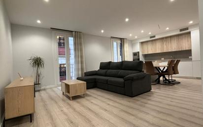 Sala d'estar de Apartament de lloguer en  Lleida Capital amb Aire condicionat, Calefacció i Moblat