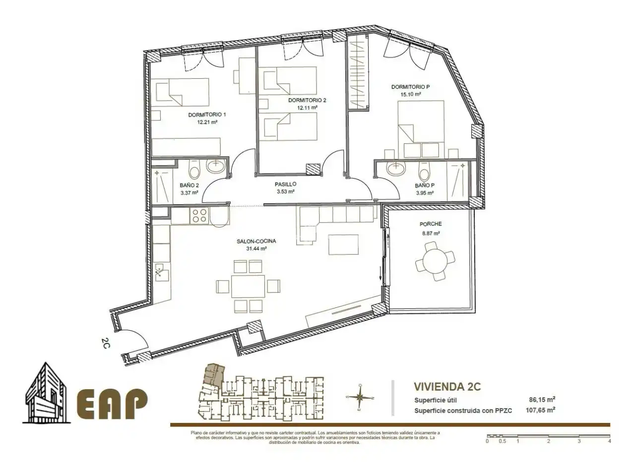 Wohnung mit Terrasse zum Verkauf in Calle Pirineo, imagen 8