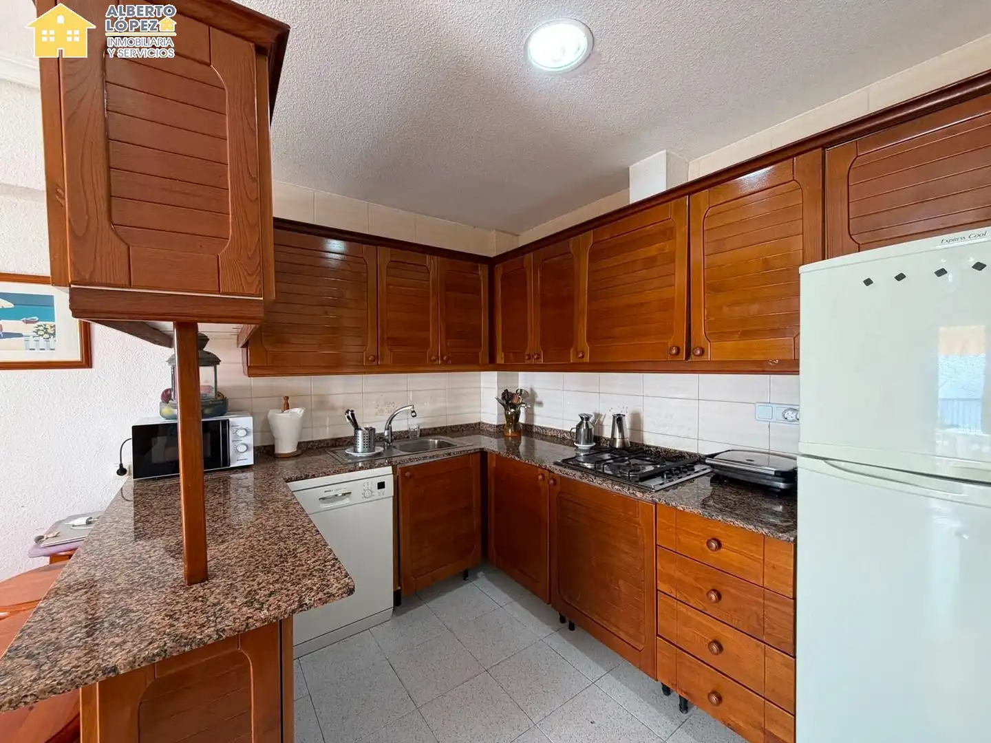 Cocina de Dúplex de alquiler en Elche / Elx con Terraza, Amueblado y Balcón