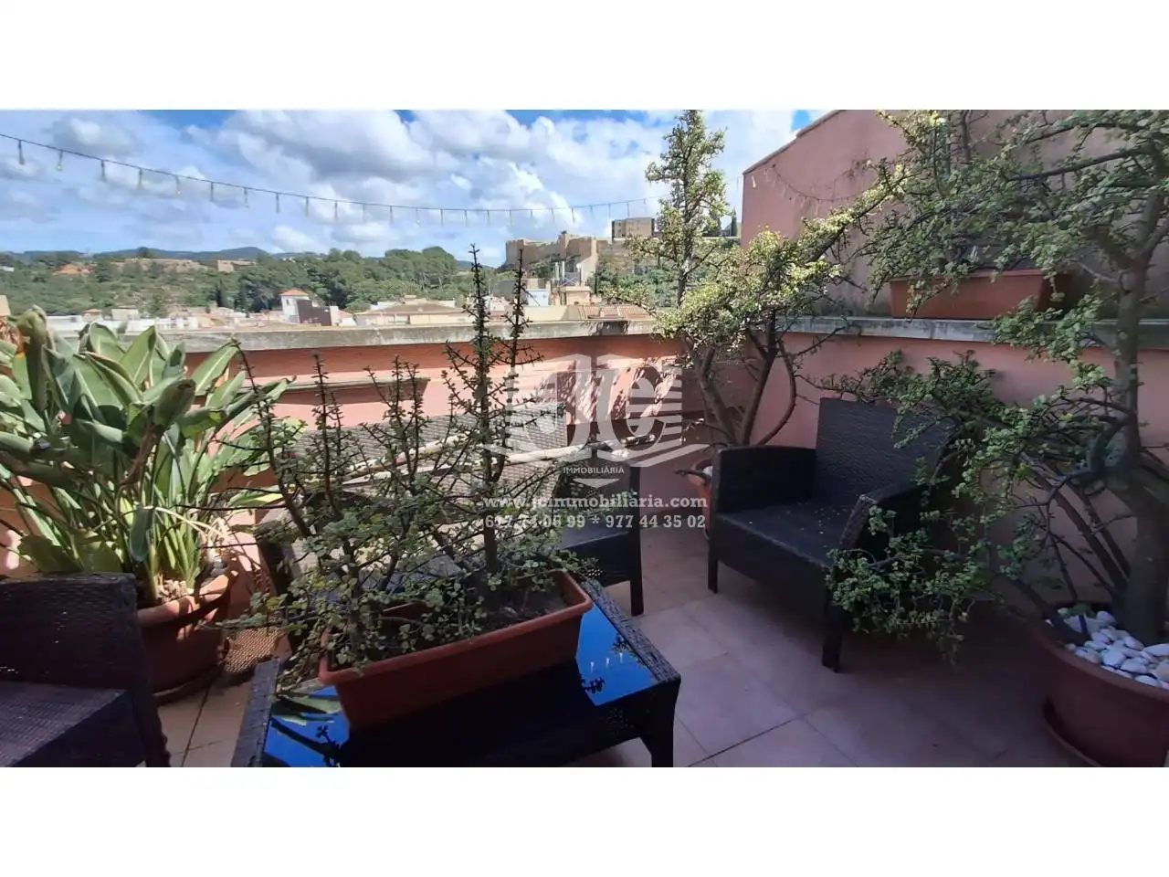 Terraza de Ático de alquiler en Tortosa con Aire acondicionado, Terraza y Amueblado