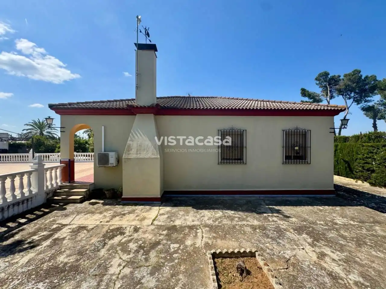 Außenansicht von Country house zum Verkauf in Mairena del Alcor mit Heizung, Privatgarten und Terrasse