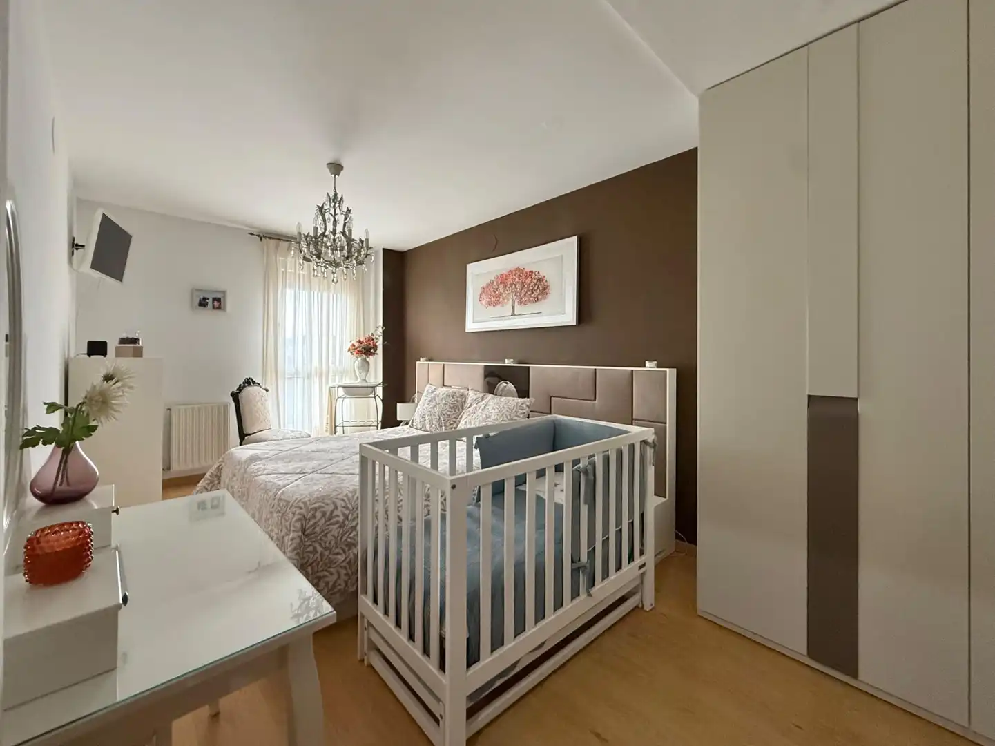 Bedroom of Flat for sale in Tudela  with Air Conditioner, Heating and Parquet flooring