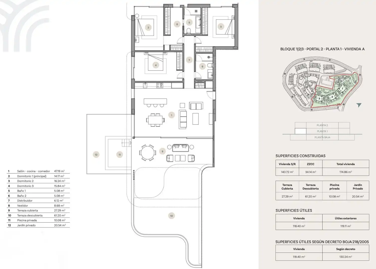 Appartement compact avec piscine à vendre à Playa Bahía Dorada, imagen 8