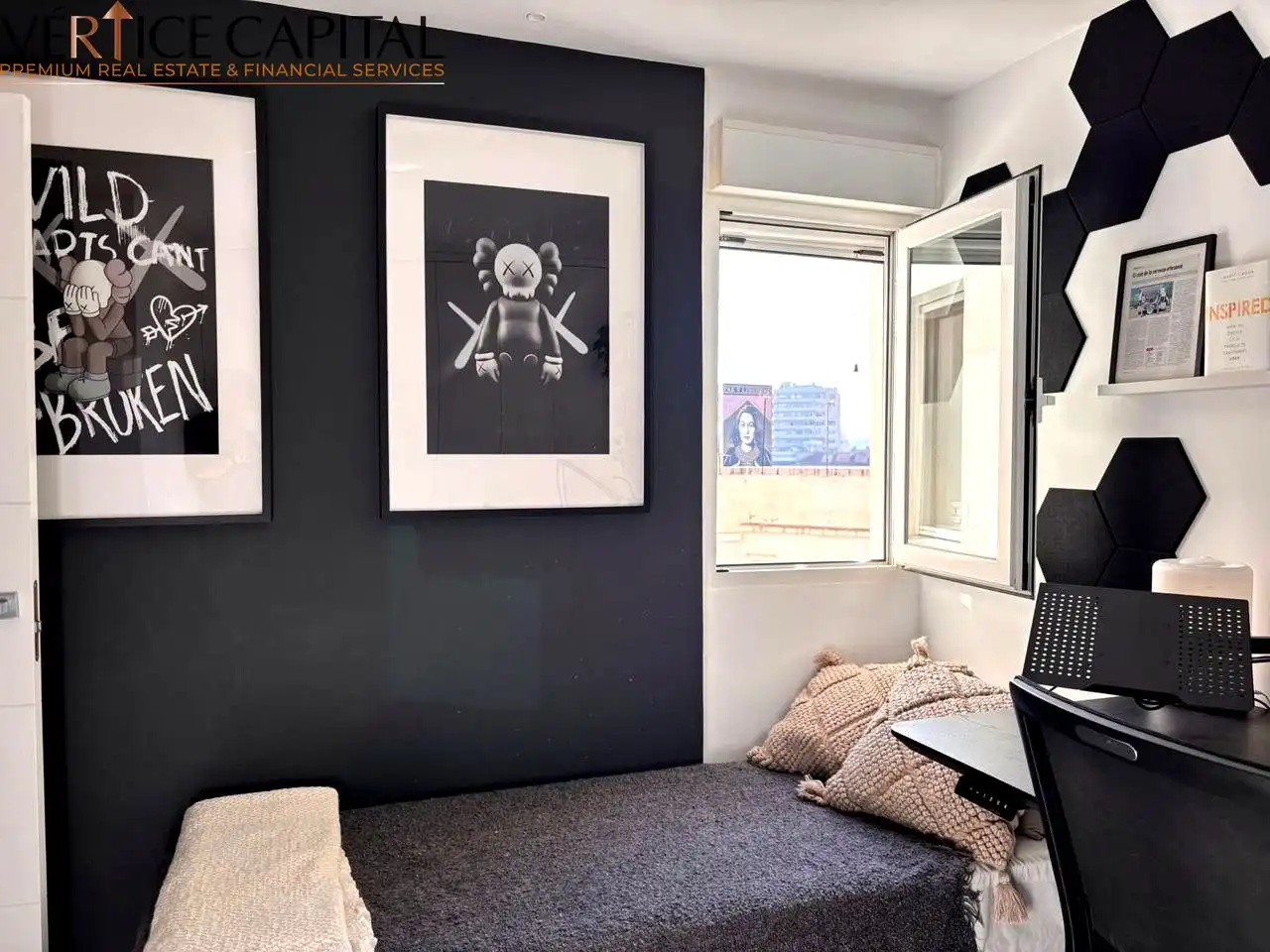 Sala de estar de Piso de alquiler en Málaga con Aire acondicionado, Calefacción y Terraza