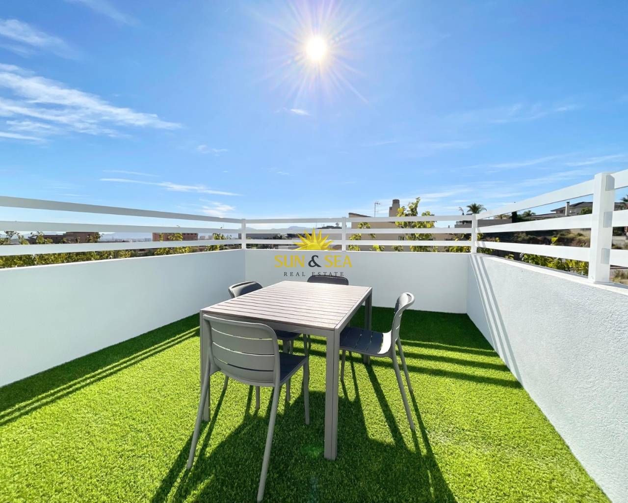 Terraza de Ático de alquiler en  Murcia Capital con Aire acondicionado, Calefacción y Terraza