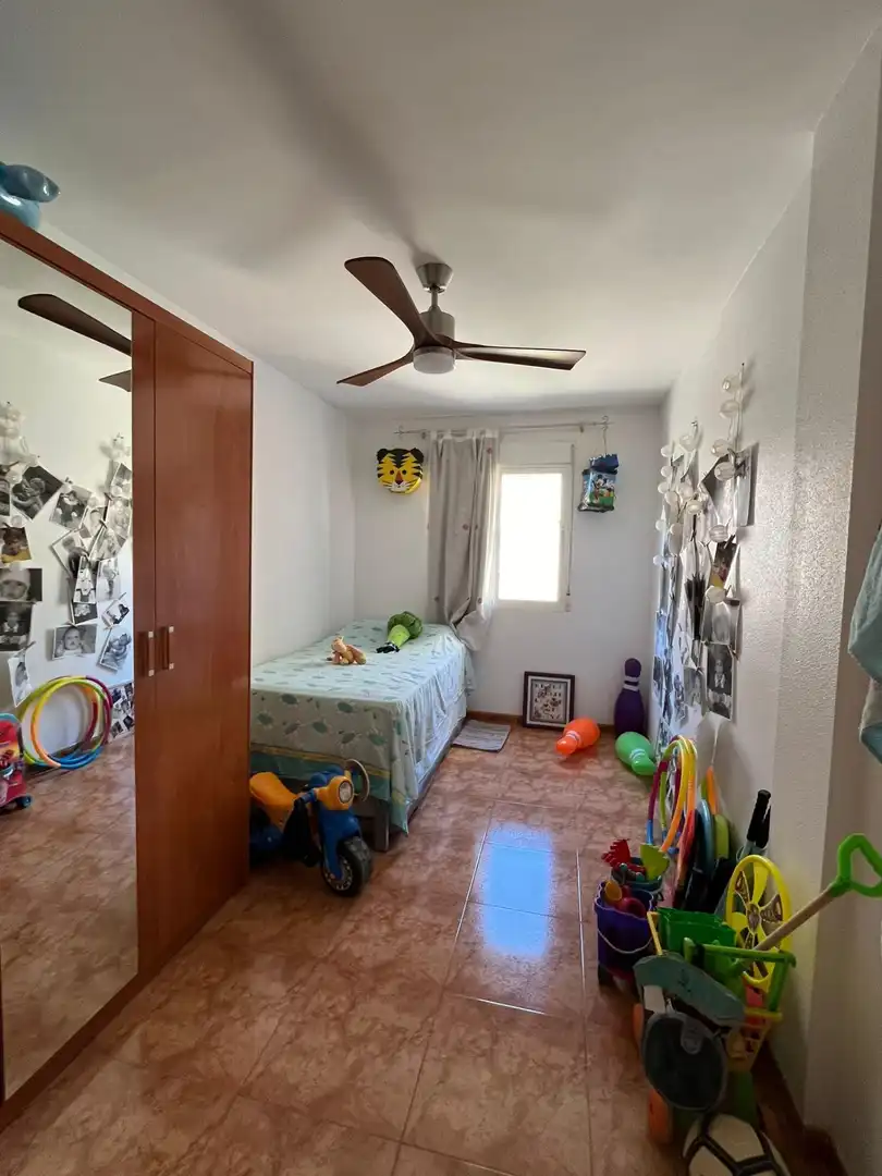 Schlafzimmer von Wohnung zum Verkauf in Pulpí mit Klimaanlage, Privatgarten und Terrasse