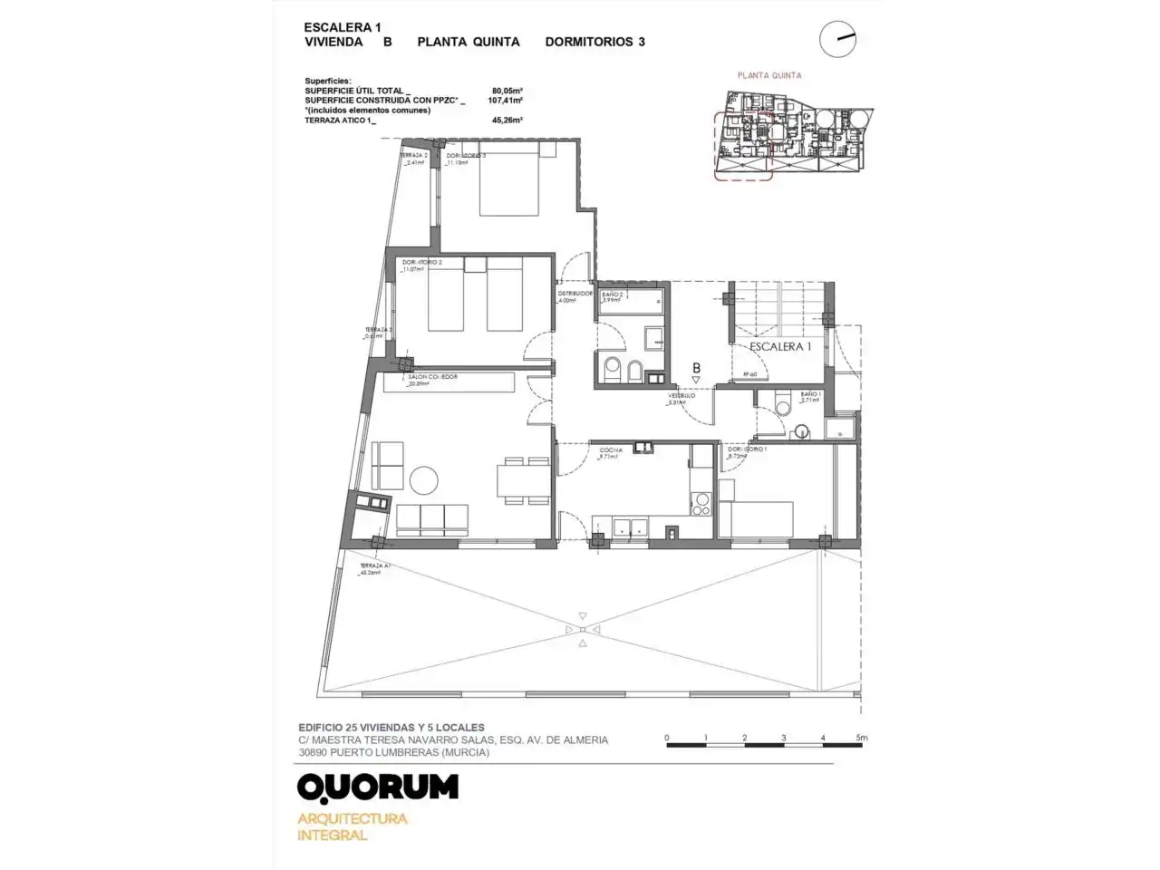 Piso en venta en Puerto Lumbreras con Aire acondicionado y Balcón