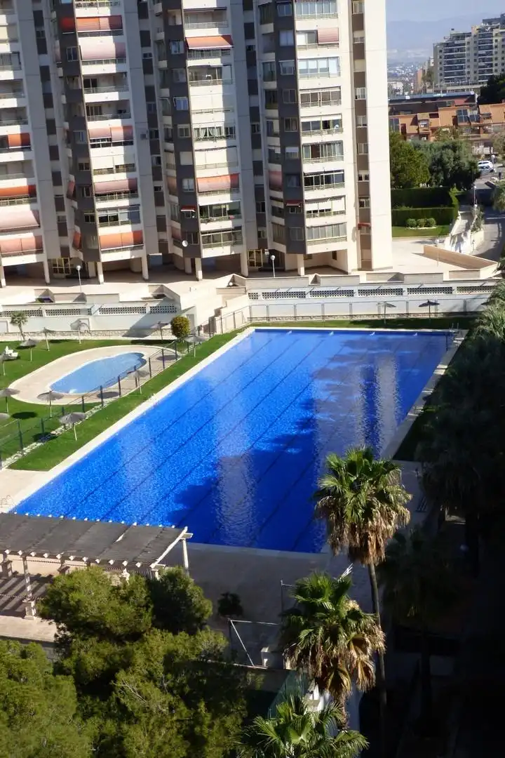 Schwimmbecken von Wohnung zum Verkauf in Alicante / Alacant mit Klimaanlage, Heizung und Privatgarten