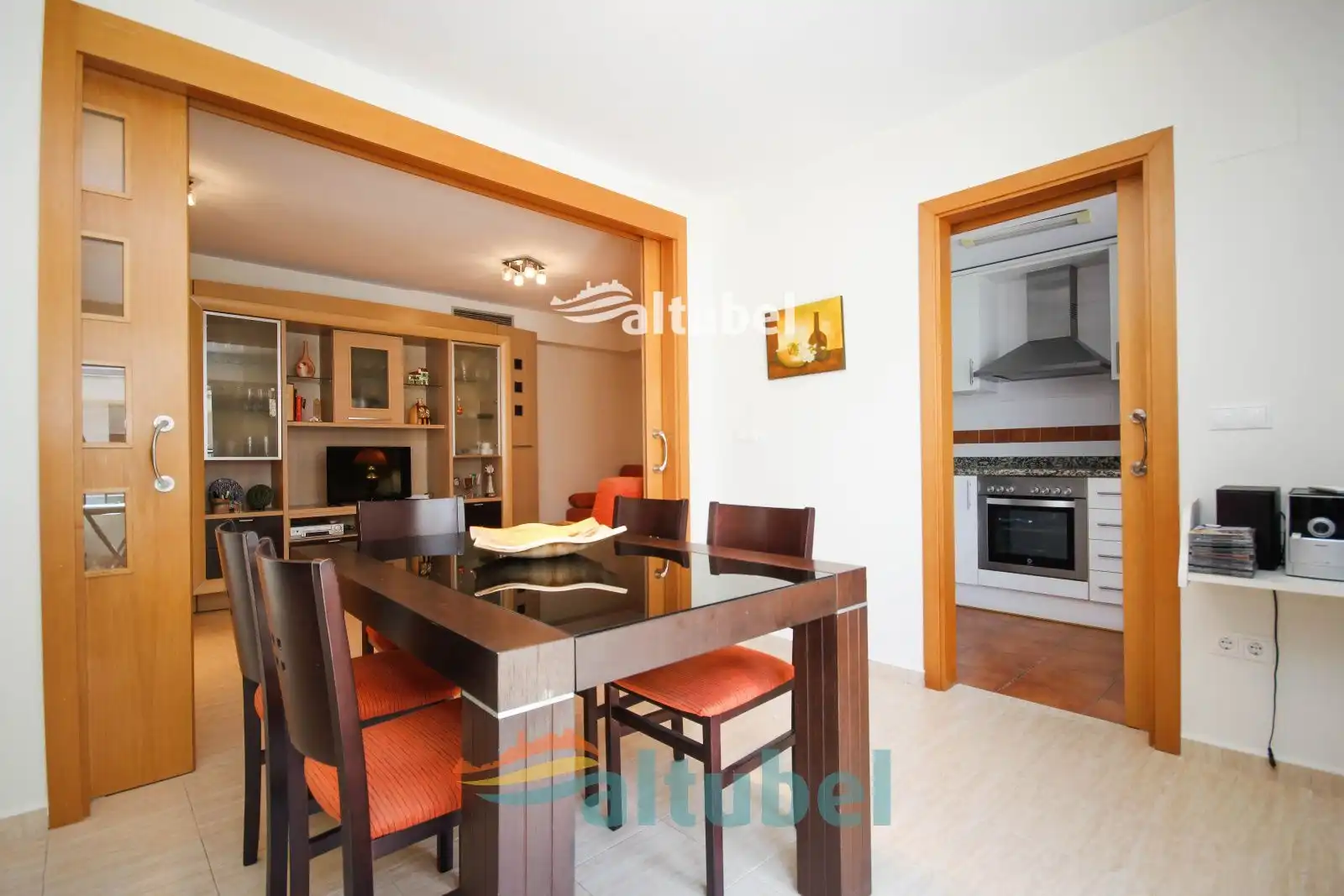 Dining room of Apartments for sale in Peñíscola / Peníscola  with Air Conditioner, Swimming Pool and Community pool