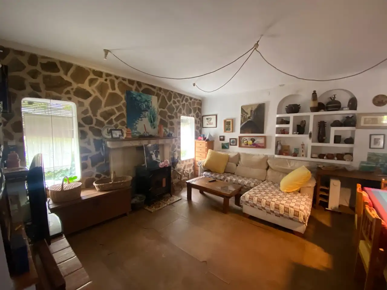 Sala de estar de Casa o chalet en venta en Corral de Calatrava con Aire acondicionado, Calefacción y Jardín privado