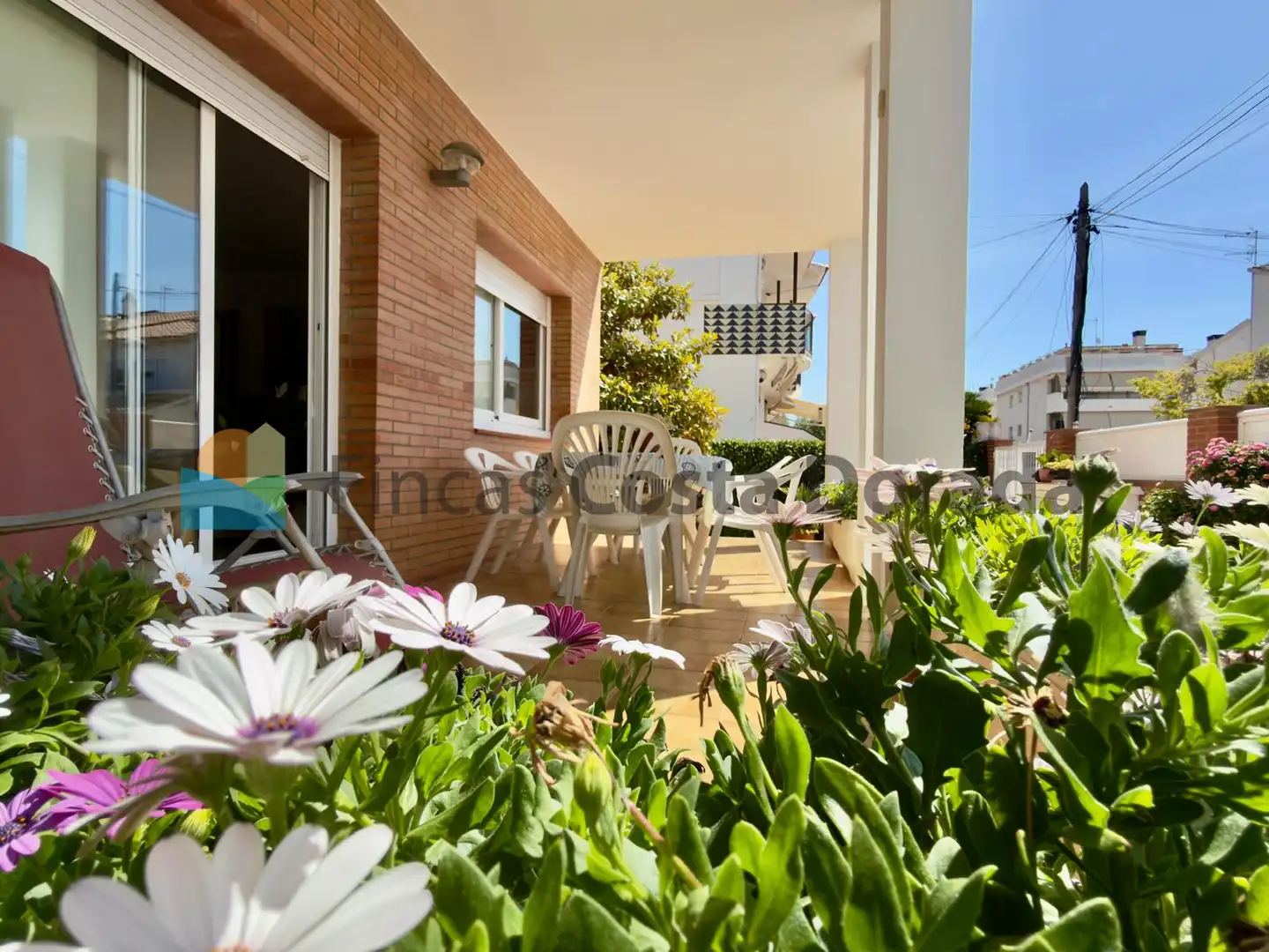 Terrace of Houses for sale in Cubelles  with Air Conditioner, Private garden and Parquet flooring