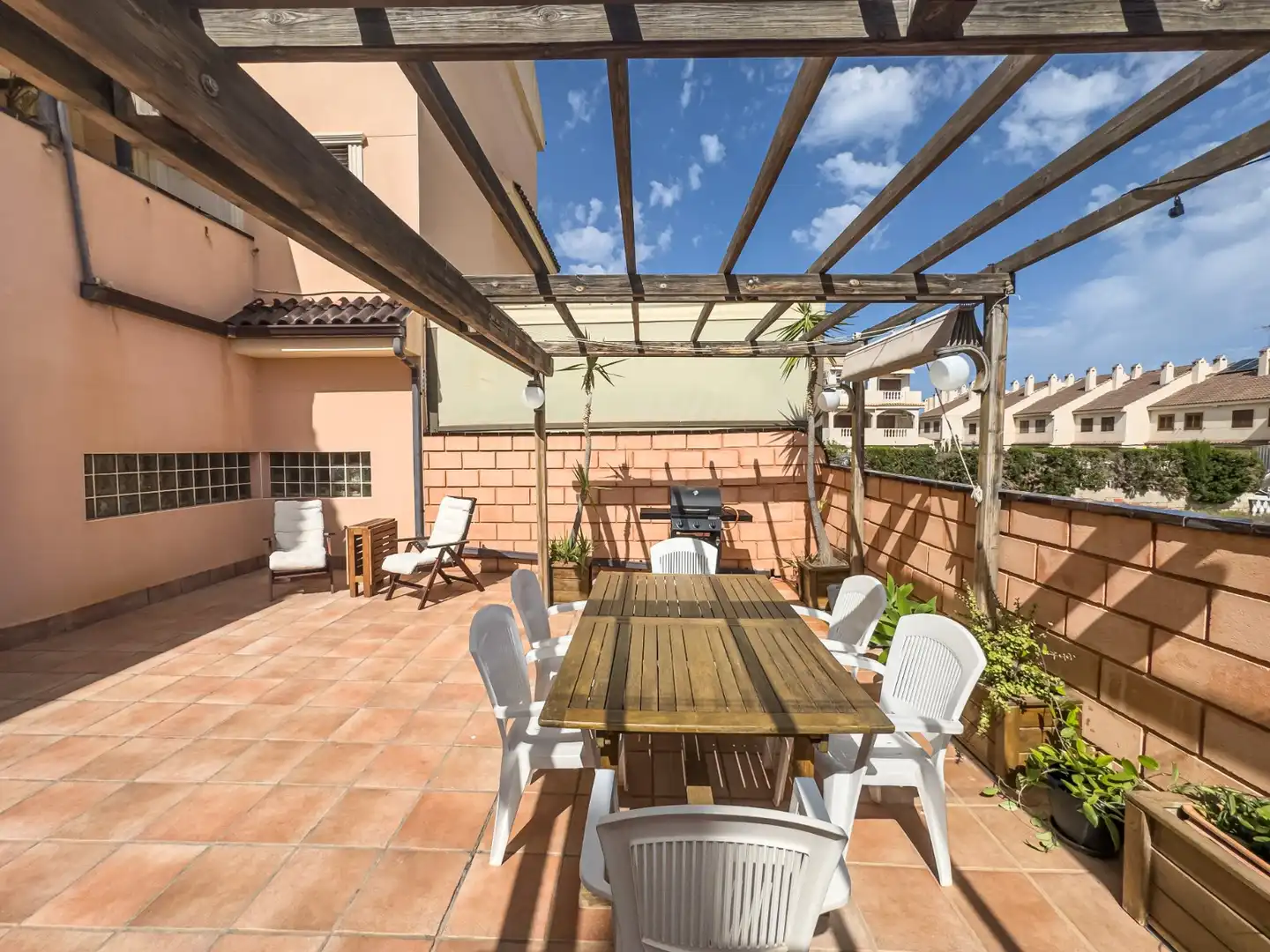 Terraza de Dúplex de alquiler en Santa Pola con Terraza, Trastero y Piscina