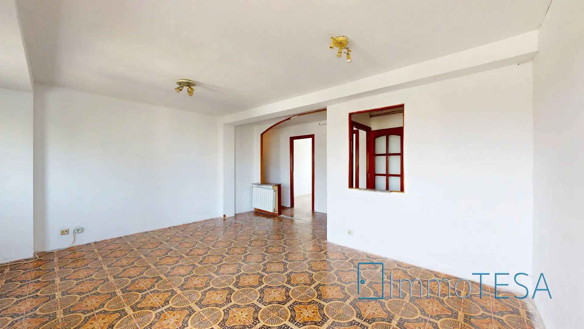Sala d'estar de Pis en venda en Badia del Vallès amb Calefacció i Balcó