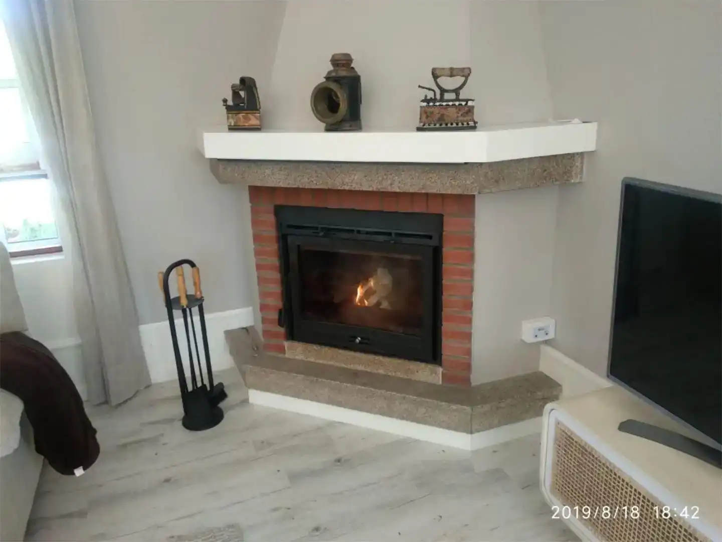 Sala de estar de Casa o chalet de alquiler en Cabanas con Jardín privado, Parquet y Piscina