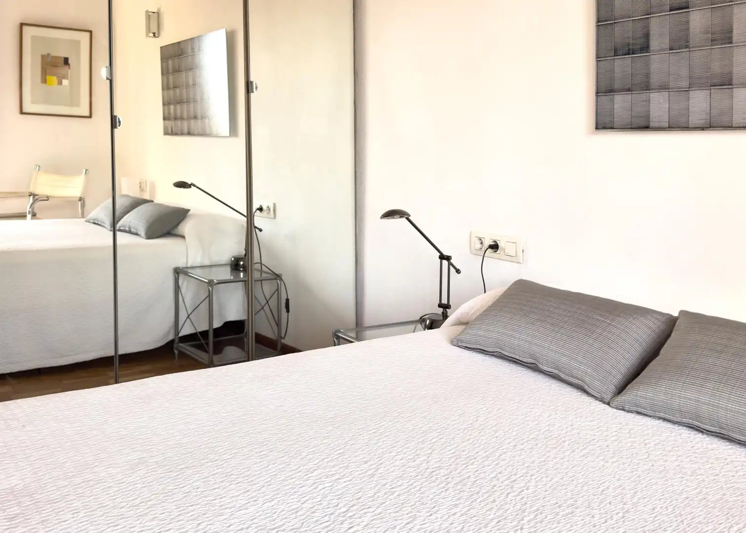 Schlafzimmer von Einfamilien-Reihenhaus zum Verkauf in Donostia - San Sebastián  mit Heizung, Privatgarten und Terrasse