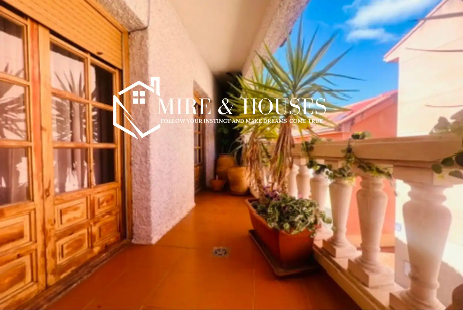 Terraza de Casa adosada en venta en El Molar (Madrid) con Calefacción, Jardín privado y Terraza