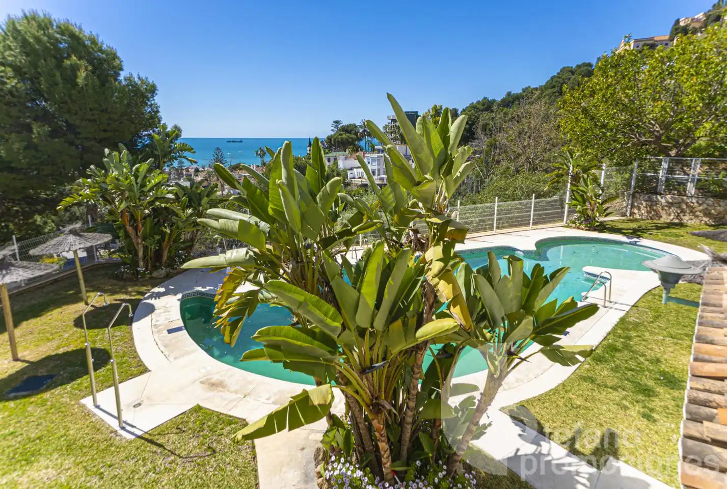 Swimming pool of Detached homes for sale in Málaga  with Air Conditioner, Parquet flooring and Terrace