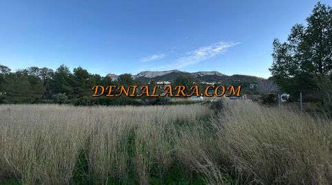 Parcela rústica en venta en Dénia – 1.550 m² con vistas al Montgó