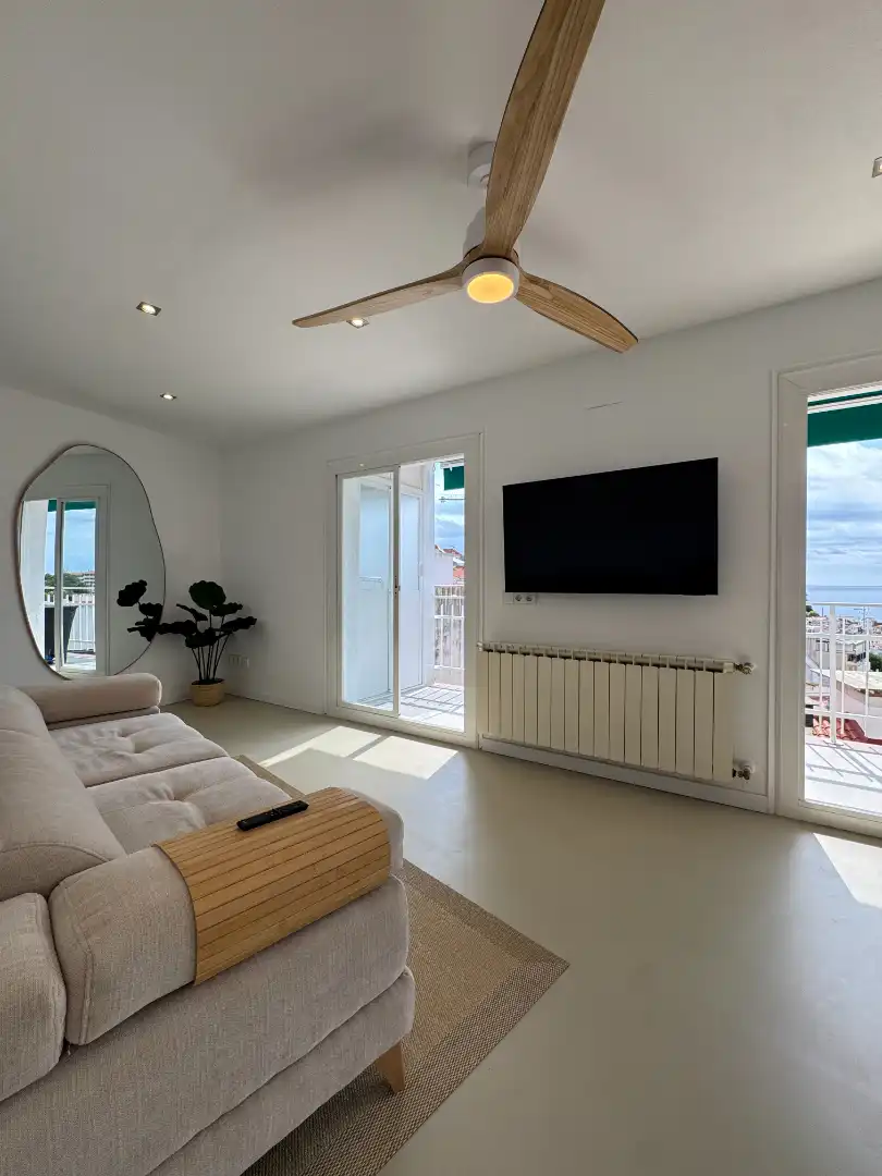 Sala d'estar de Pis en venda en Sant Pol de Mar amb Aire condicionat, Calefacció i Terrassa