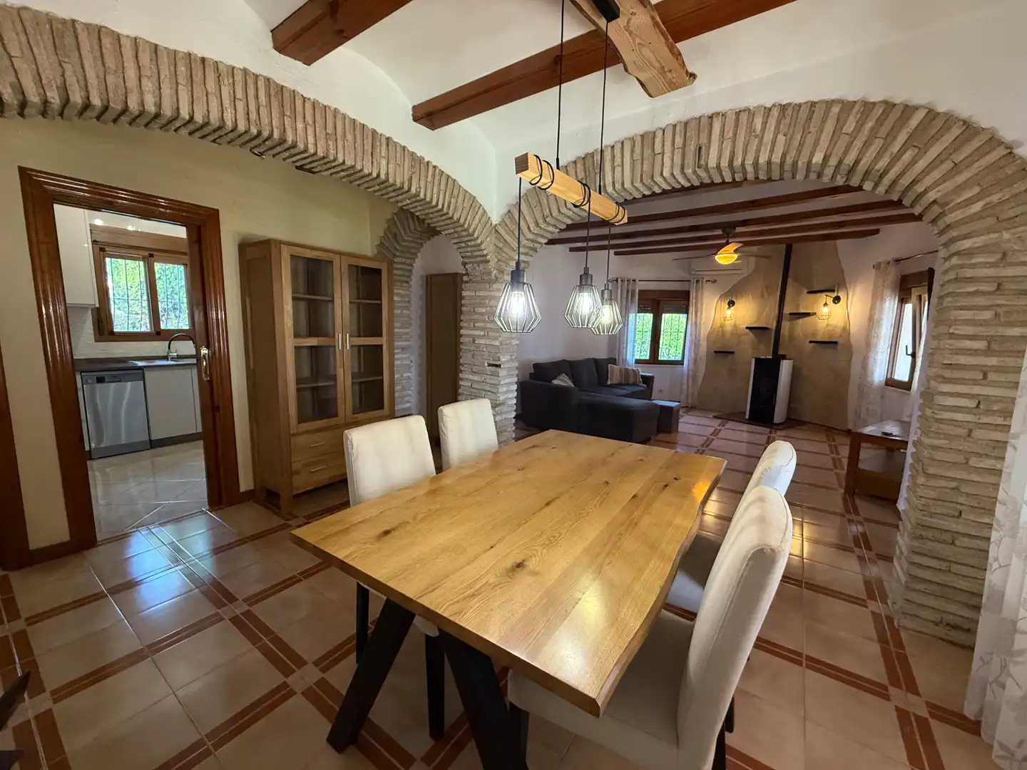 Dining room of Houses for rent in Dénia  with Air Conditioner, Heating and Private garden