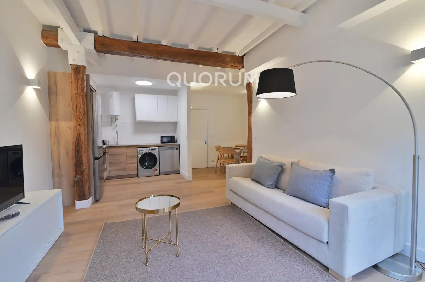 Sala de estar de Piso de alquiler en Bilbao  con Amueblado y Balcón
