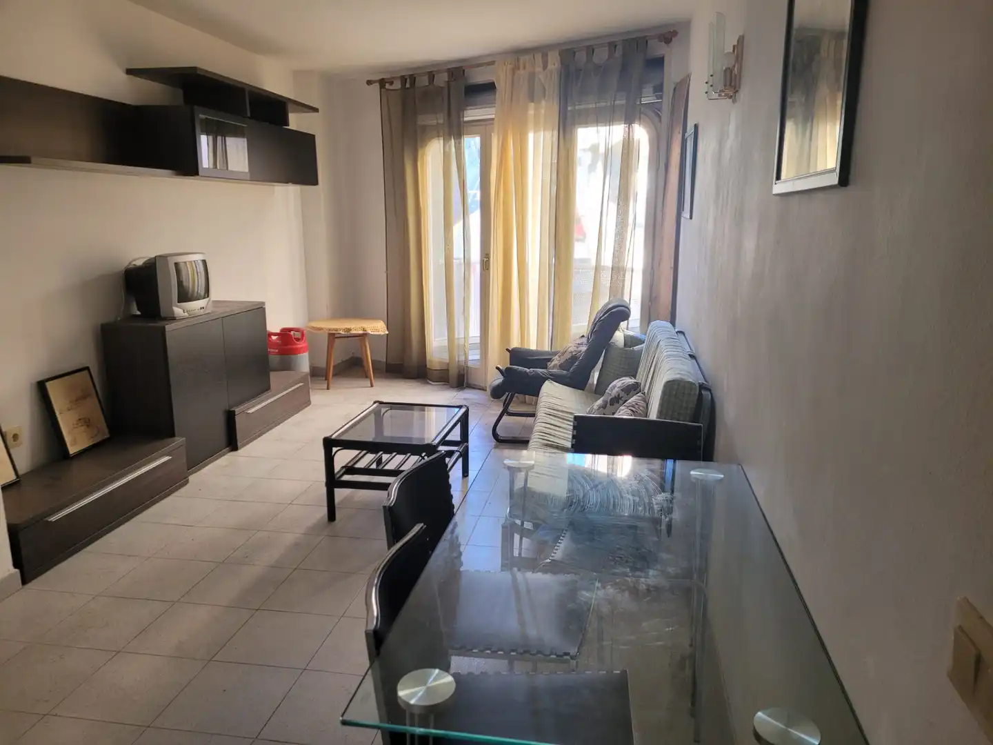 Sala de estar de Apartamento en venta en Blanes con Amueblado y Balcón