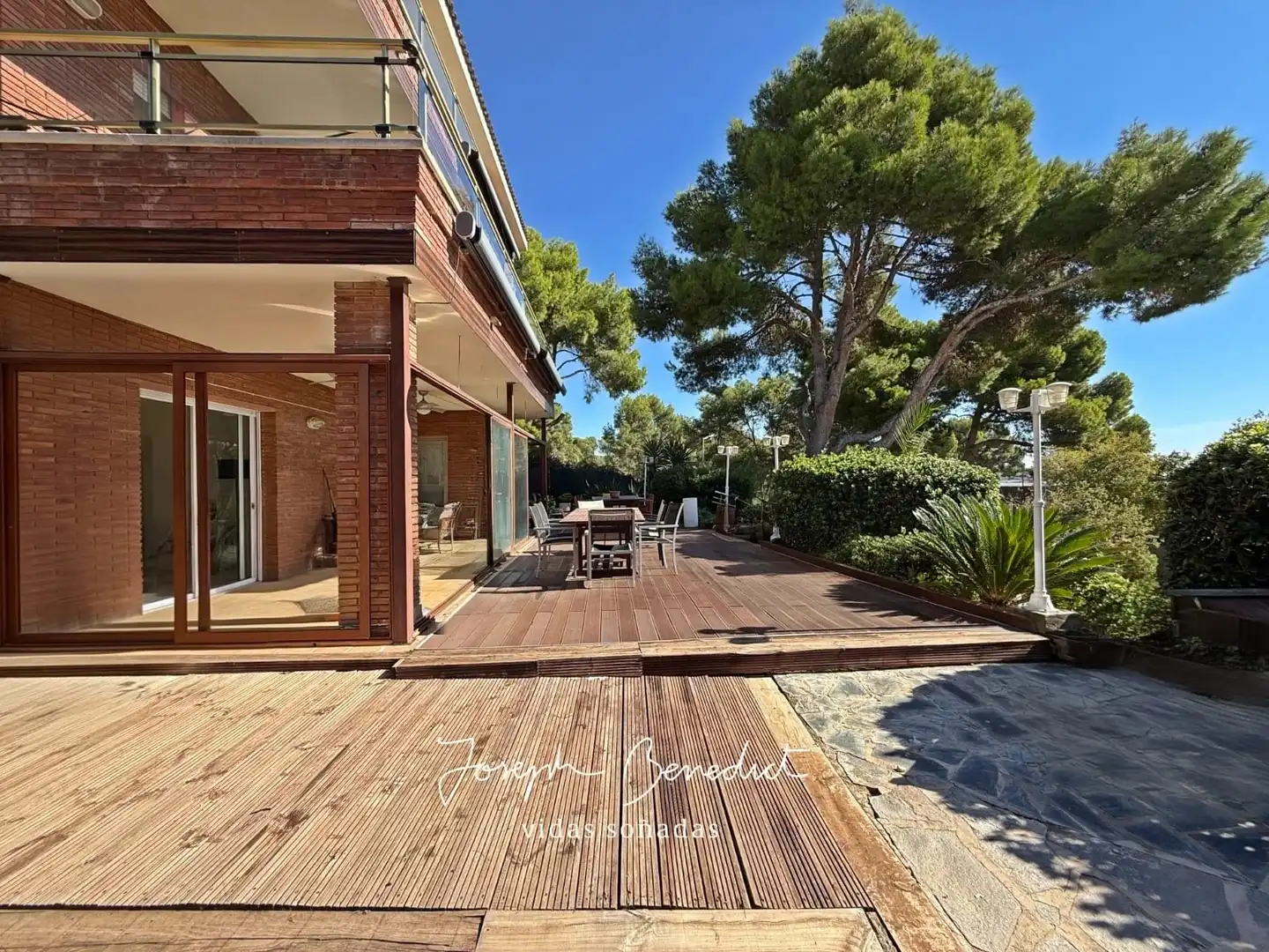 Garden of Houses for sale in Castelldefels  with Air Conditioner, Heating and Private garden