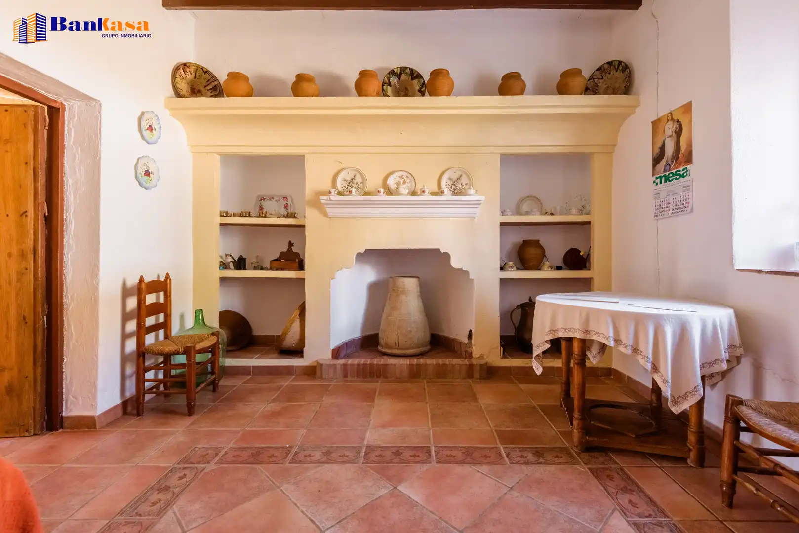 Cocina de Finca rústica en venta en Álora con Jardín privado y Trastero