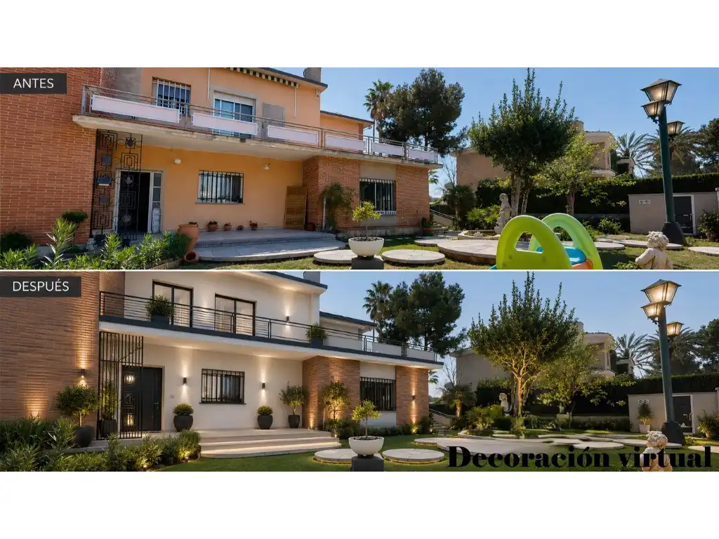 Jardín de Casa o chalet en venta en L'Eliana con Calefacción, Jardín privado y Terraza