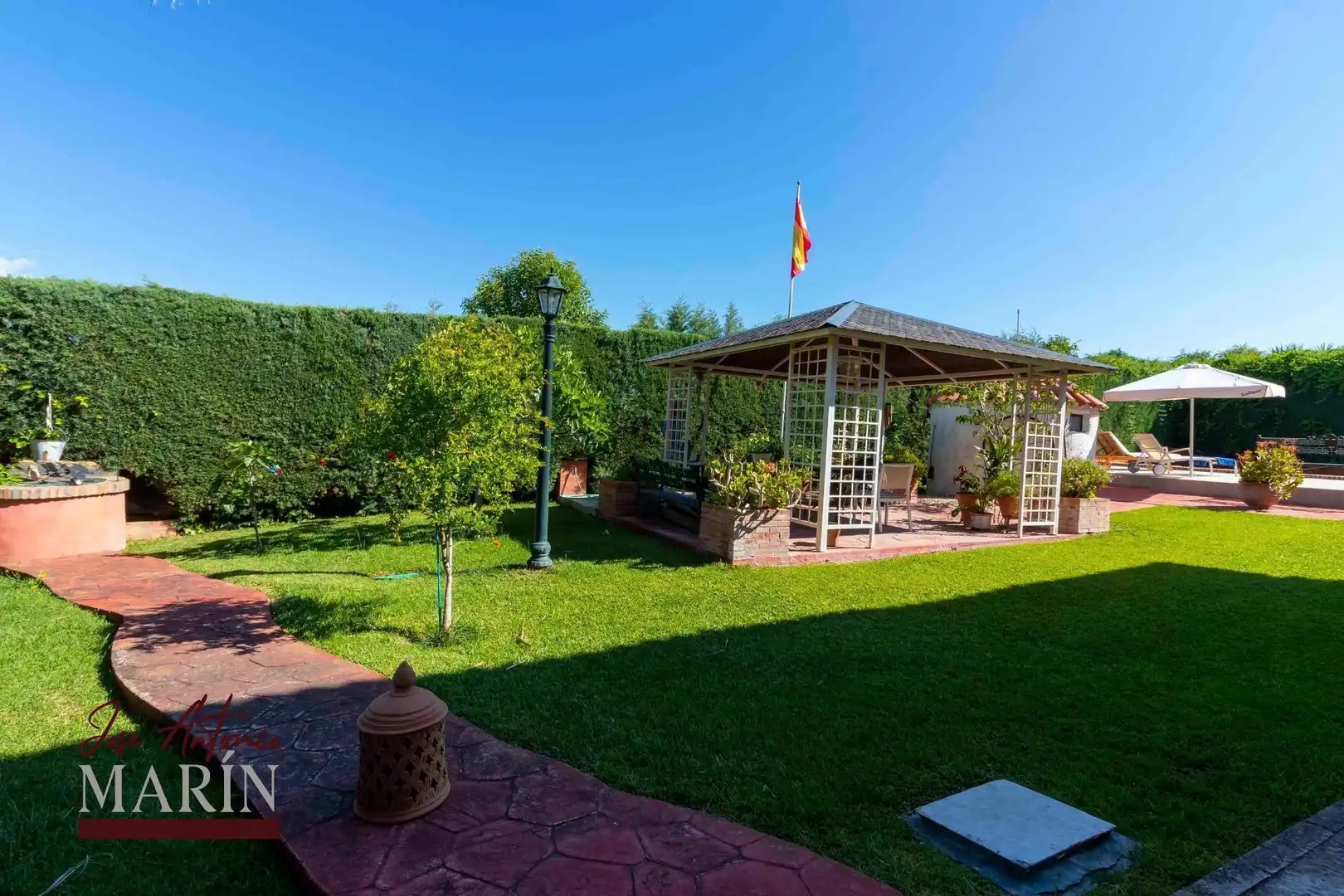 Jardín de Casa o chalet en venta en Badajoz con Aire acondicionado, Calefacción y Jardín privado