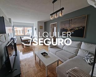 Sala d'estar de Pis de lloguer en  Madrid Capital amb Aire condicionat, Calefacció i Moblat