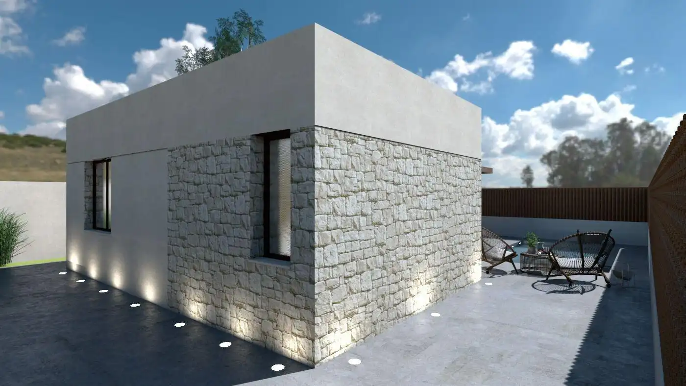 Vista exterior de Casa o xalet en venda en Fortuna amb Terrassa i Piscina