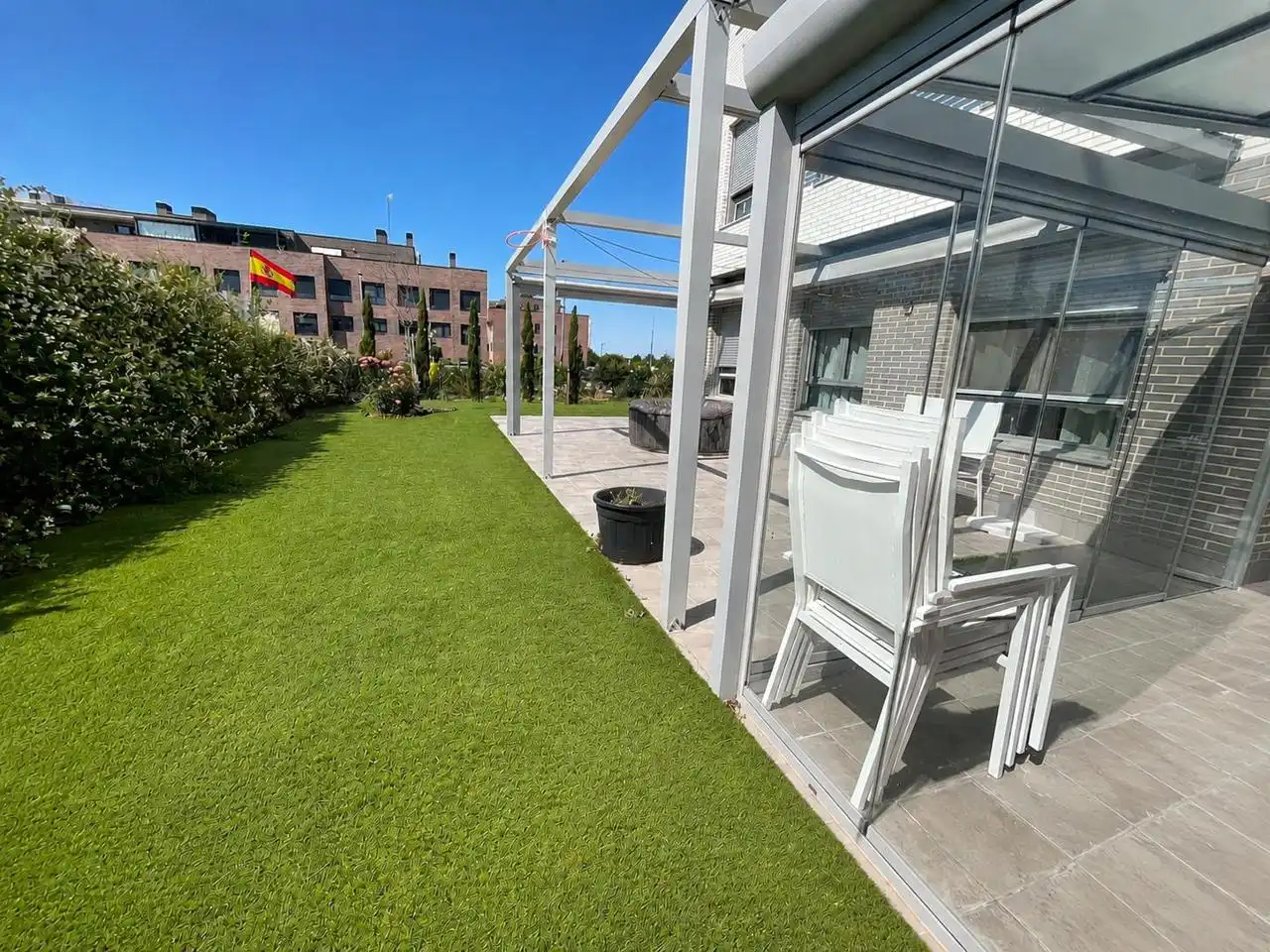Terraza de Planta baja en venta en Villalbilla con Calefacción, Jardín privado y Terraza