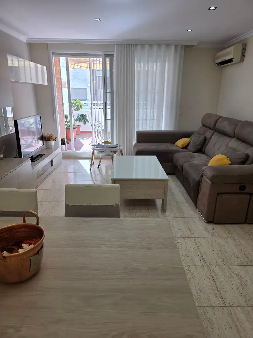 Sala de estar de Piso en venta en Almazora / Almassora con Aire acondicionado, Terraza y Trastero