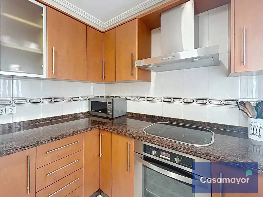 Kitchen of Flat for rent in Alicante / Alacant  with Air Conditioner, Heating and Furnished