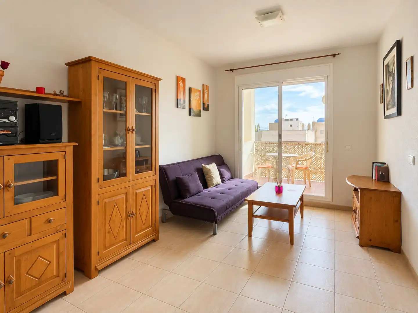 Living room of Attic for sale in Puerto de Garrucha